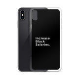 iPhone Case - Increase Black Salaries - Apparel, planetlucid - Planet Lucid,  - accessories