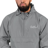 Chillitant - Embroidered Champion Packable Jacket - Black Text - Apparel, planetlucid - Planet Lucid,  - accessories