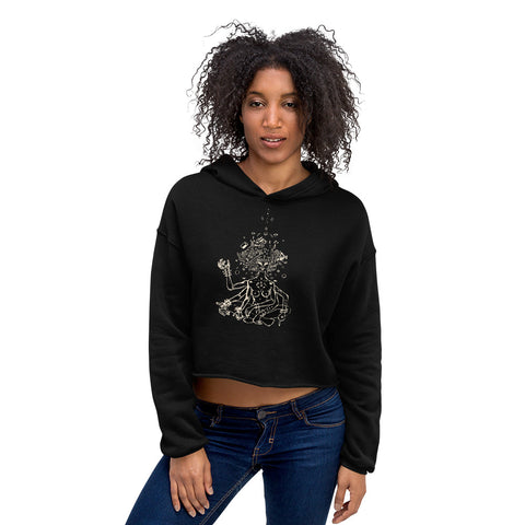 The Unbothered - Crop Hoodie - Apparel, planetlucid - Planet Lucid,  - accessories